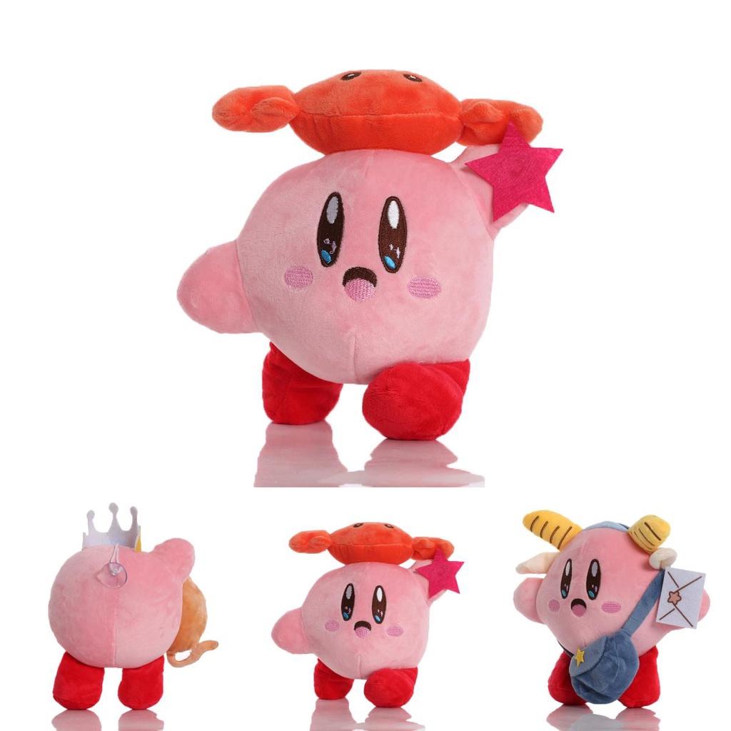 Wholesale Cute Kirby Plush Toy Crystal Soft Stuffed Doll Cartoon Figure 12" Tall