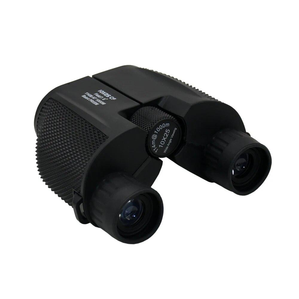 Free Shipping High Times 10X25 HD All-optical Green Film Waterproof Binoculars Telescope for Tourism Binoculars Hot Selling