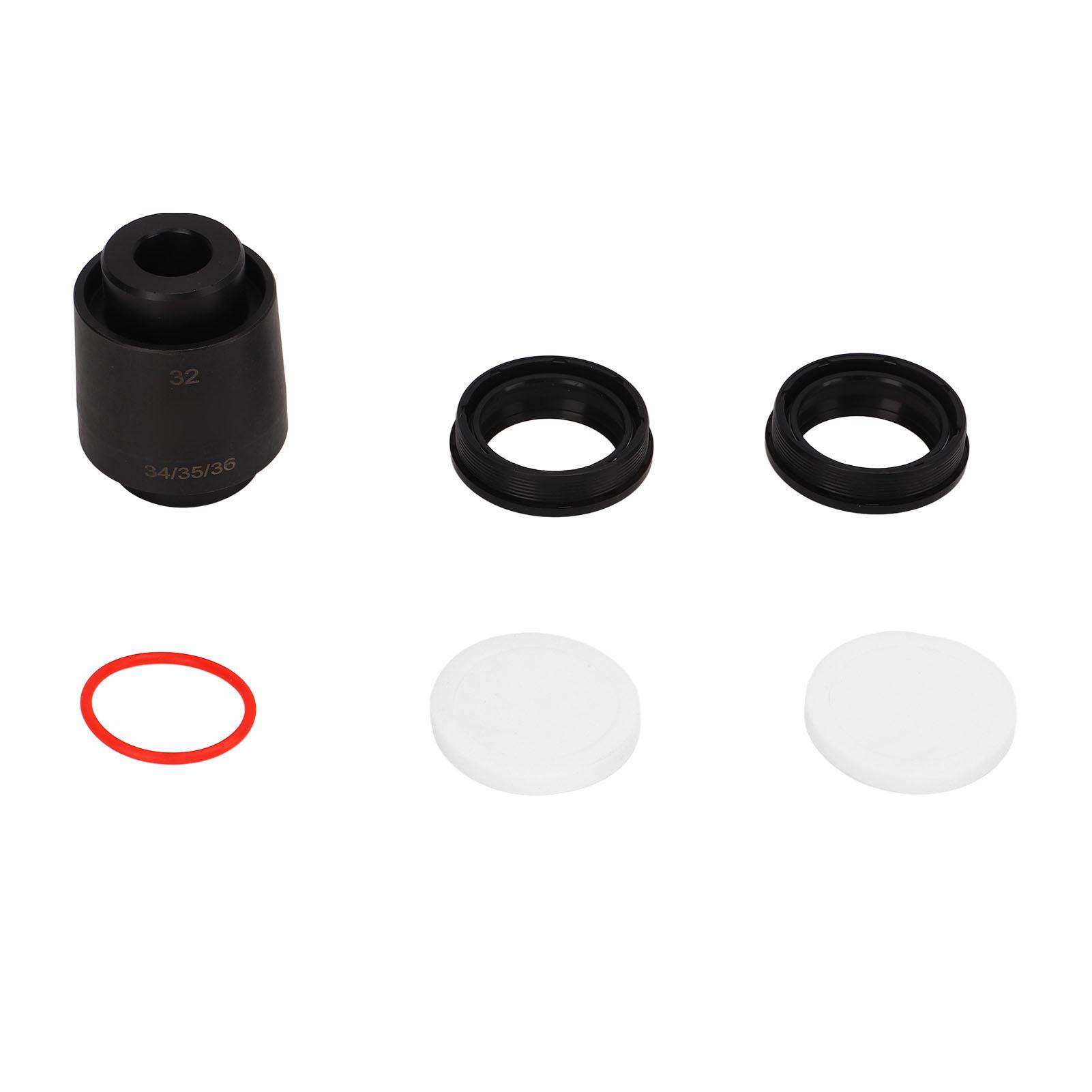 

RISK Bike Dust Seal Set Lightweight Stable Front Fork Oil Seal for Mountain Bicycle Maintenance Repair