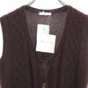 Unused PAULE KA Made In Italy Cashmere Blend Knit Vest M Brown Women Used