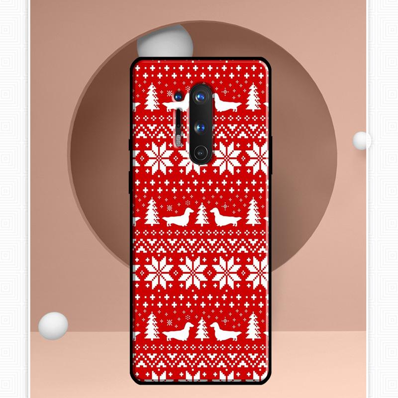 

Чехол с рисунком рождественского свитера с изображением таксы для OnePlus Nord 2T CE 2 Lite N10 N200 N300 OnePlus 10 Pro 9 11 8T 9R 10T Ace Cover OnePlus 8T