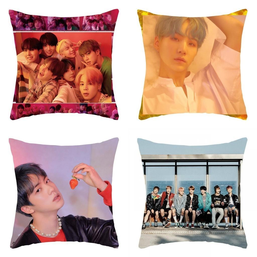 Map Of The Soul 7 Print Pillow Case Decorative K-pop Bangtan Boys Cushion Cover For Ultimate Fan Style
