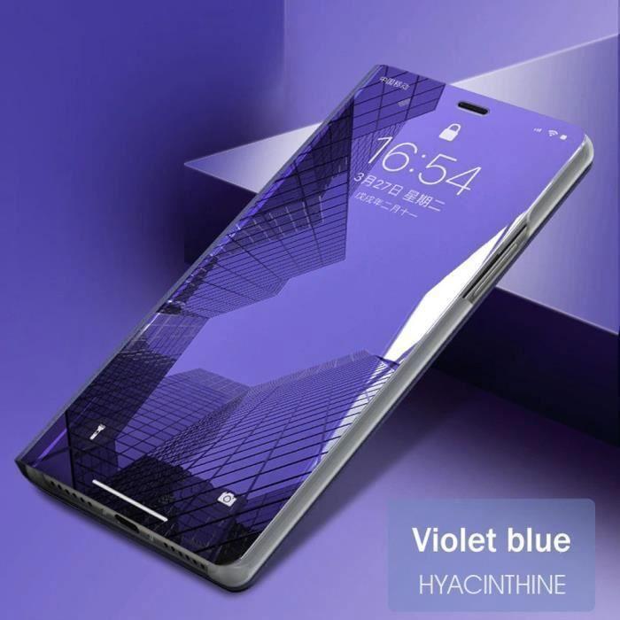 Coque de protection - BOOLING - Samsung Galaxy A55 5G - Effet Mirror Violet - 360° Antichoc - 2 Verres Trempés