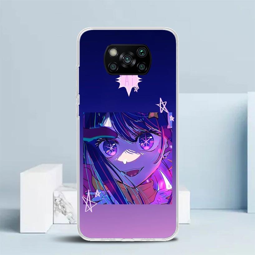 Japan Anime Oshi No Ko Handyhülle Für Xiaomi Poco F7 Ultra X5 X6 X7 Pro M7 Redmi 15C 15 13C 13 12C 12 10C 10 10A 9 9C 9A 9T Hülle