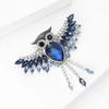 Rhinestone Pendant Owl Brooch for Unisex Animal Pins New Year Gifts Jewelery Accessories