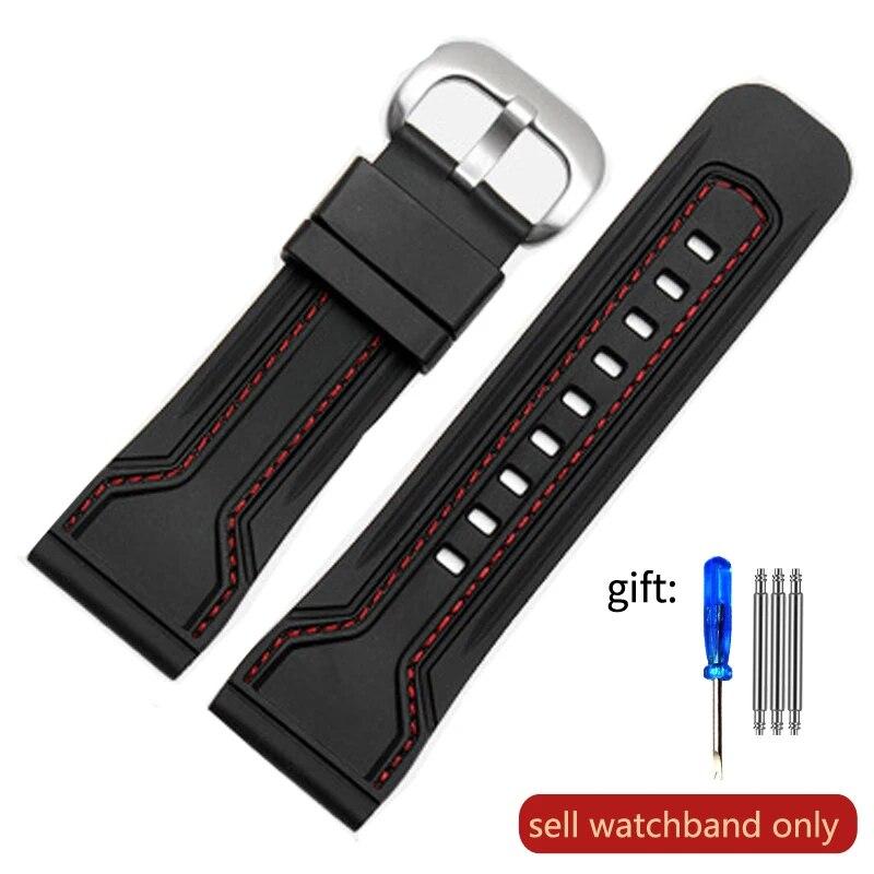 Силиконовый ремешок для часов Seven Fridays M1P1S1Q1 мужской коричневый женский — фото 7