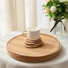 Set de 4 sets de table ronds en coton tissé Abay