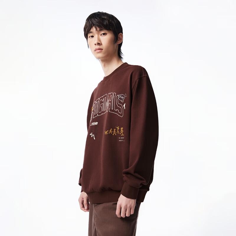 

JACK&JONES Men s Embroidered Loose Crew Neck Sweatshirt S