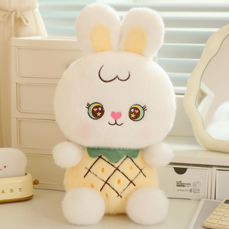 Cute Fruit Rabbit Plush Toy Strawberry Watermelon Pineapple Kid Holiday Gift
