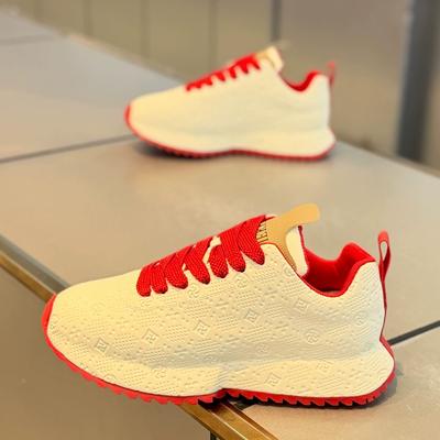 Men's Shoes Casual Sneakers Forrest Gump Shoes, White and Red, Black, Khaki
