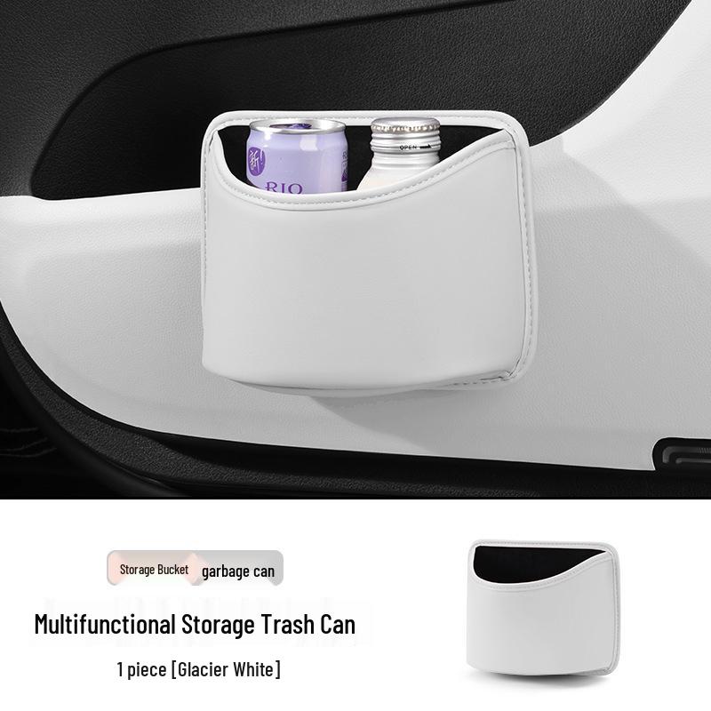 Xiaomi YU7 Car Leather Trash and Storage Box - Interior Accessories