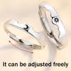 Wedding Engagement Men Copper Sun Moon Fashion Jewelry Couple Ring Finger Ring Open Ring