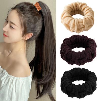 Hair Ring Elastic Band High Flexibility Anti-break Non-slip Fade-less All-Match Female Hair Styling Band Fashion Accessory