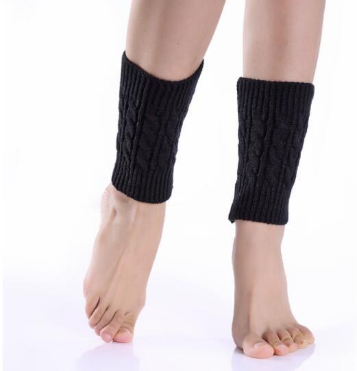 

Короткие вязаные носки, гетры, бахилы чёрный