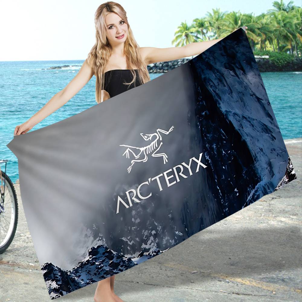 Outdoor Brand A-Arc Teryx Beach Towel Colorful Bath Towels For Girl Microfiber Quick Dry Custom Sand Free Beach Spa Gym Pool