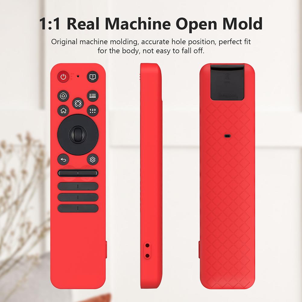 Silicone Cover Anti-Slip Remote Case Lightweight Shockproof Silicone Case Compatible with 2025 LG OLED Smart TV
