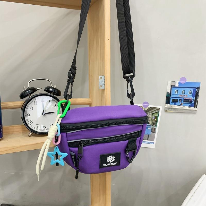 Lightweight Mobile Phone Small Satchel Women'S Trendy Brand Street Men'S Messenger Bag Fashion Sports Trendy Bag