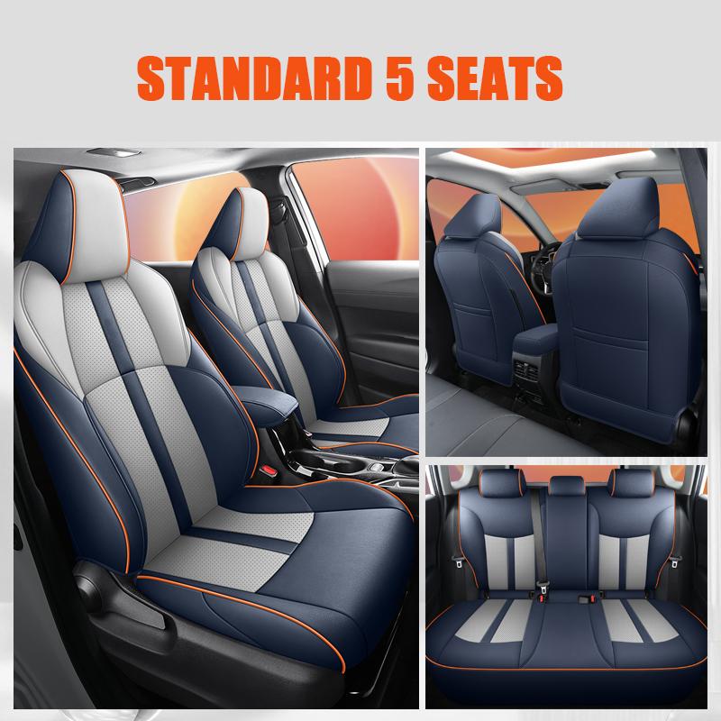 Premium Custom Fit Car Seat Covers For Toyota Corolla 2025 2025 2025 Automotive Interior Seat Cushion Leather Cover-Full Set
