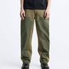 ZARA Jeans Men's Green Moderate Straight Fit Pants 3991401-500