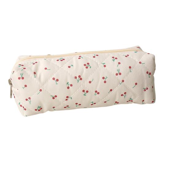 Jijijing Bow/Floral Pencil Case, Large Capacity Pouch, Waterproof Stationery Perfect Gift for Students Kids And Friends
