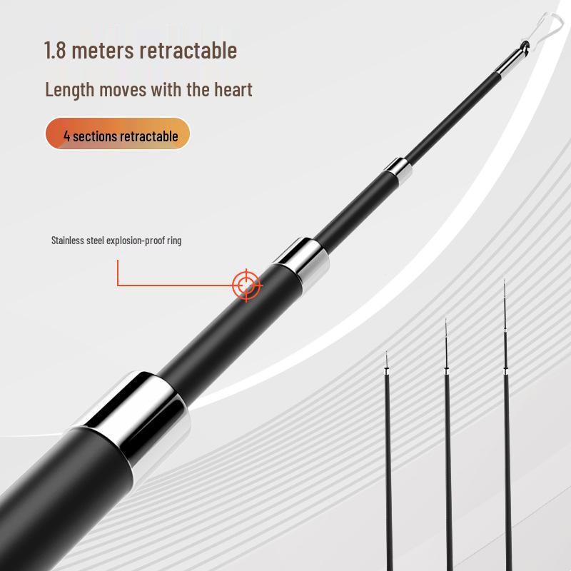 Retractable Cat Teaser Rod with Feather - Bite-Resistant Kitten Toy for Self-Play