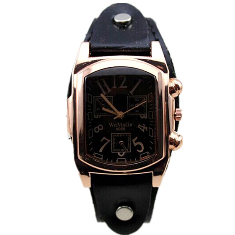 New  Watches Women Fashion Ladies Watches Womage Vintage Fashion Rose Gold Square Head Quartz Watches Womens wristwatch