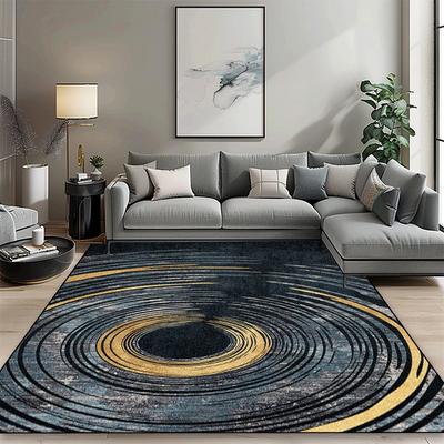 Tapis Géométrique de Luxe Salon Lounge Tables Basses Tapis de Sol Antidérapants 200x300 Grande Surface Décoration Chambre à Coucher Tapis Lavables