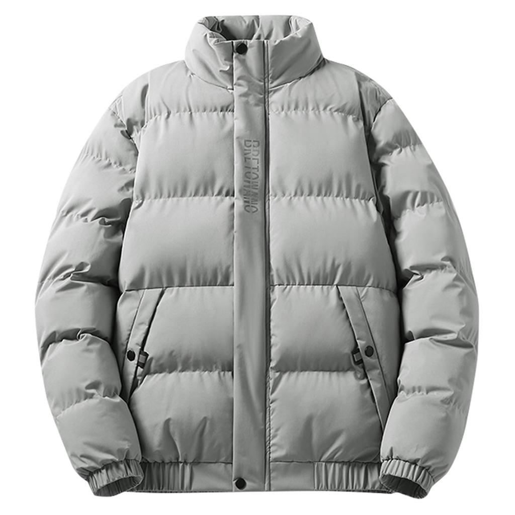 Cotton Coat Winter Fashion Cotton Jacket Stand Collar Casual Warm Down Cotton Jacket