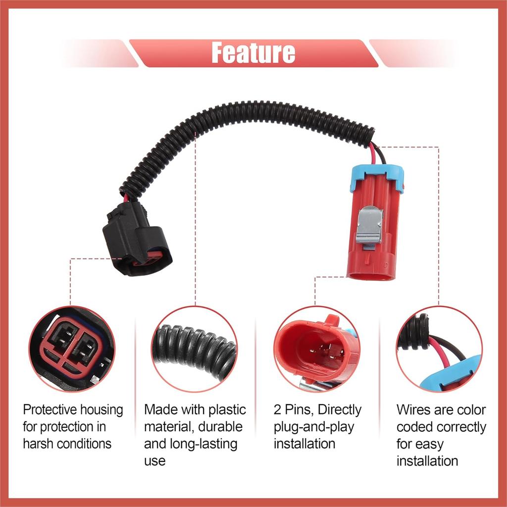ACROPIX Vapor Canister Vent Valve Solenoid Jumper Wiring Harness Connector 19257603 Evaporative Emissions Canister Vent Valve Solenoid Jumper Wire