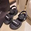 Fashion Outer Wear Beach Women's Shoes New Summer Trendy with Muffin Platform Casual Sports Sandals Women