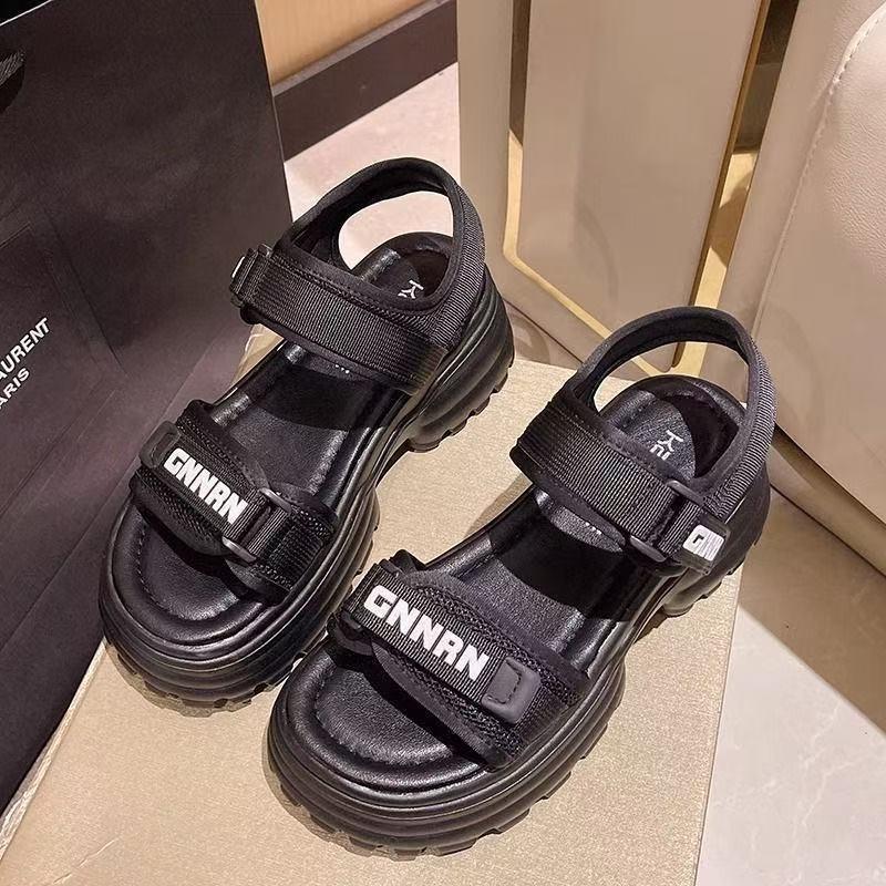 Fashion Outer Wear Beach Women's Shoes New Summer Trendy with Muffin Platform Casual Sports Sandals Women