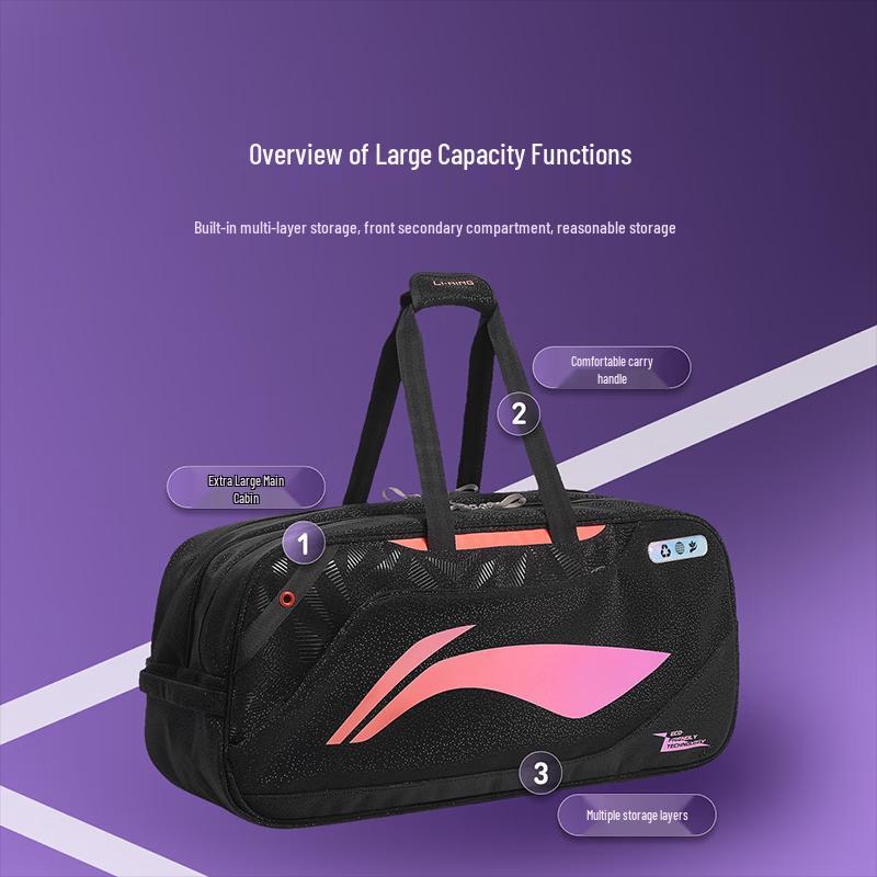 Li-Ning Badminton Tournament Series Big Logo Handbag