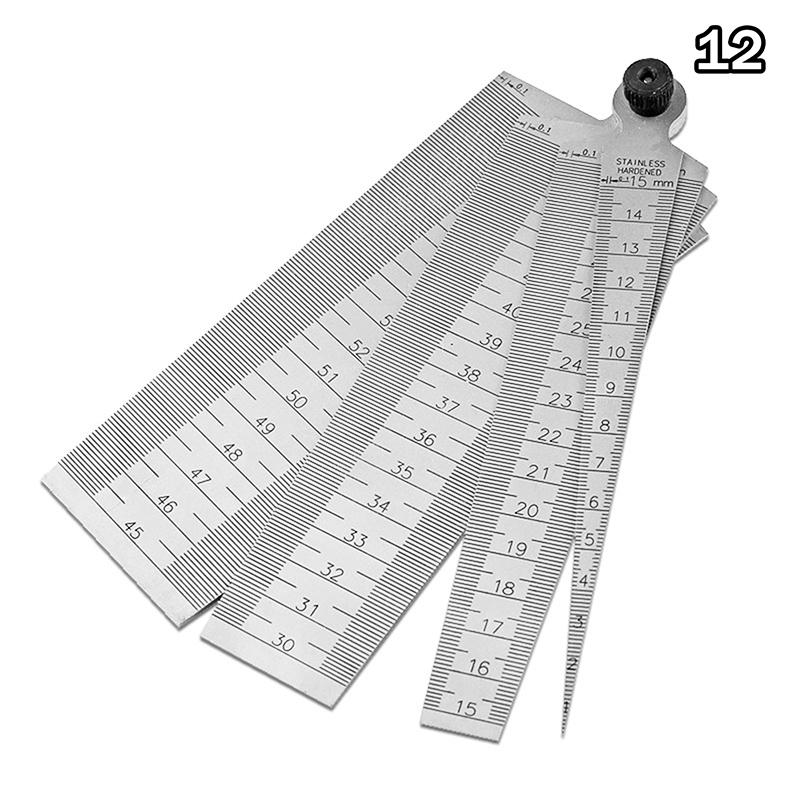 Multi-size Stainless Steel Hole Measuring Tool Taper Gauge Feeler Inner Diameter Ruler Measuring Probes Aperture Measurement