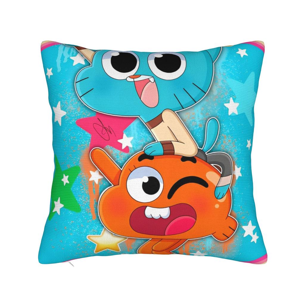 The Amazing World Of Gumballs  Pillowcases Stuff Soft Cushion Cover Gift  Pillow Case Cover Home Multiple Sizes