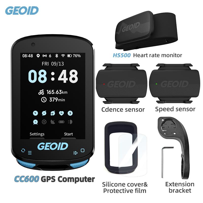 GEOID CC600 Navigazione Percorso GPS per Bicicletta Computer 11 Lingue Ciclocomputer Wireless WIFI Automatico ANT+ Odometro