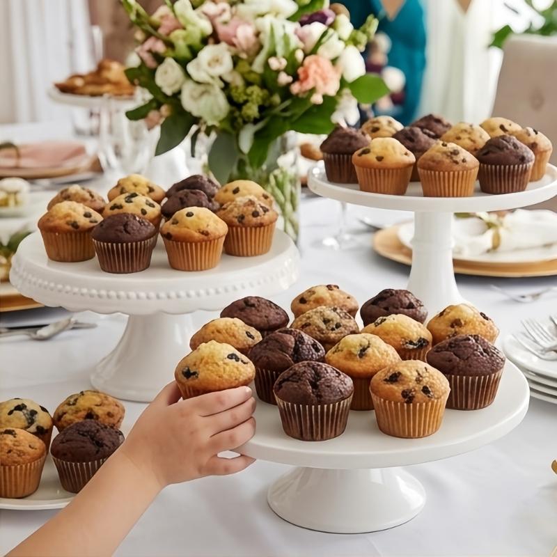 Home Baking Mini Cake Pan with 24 Cup Carbon Steel Tray, Single Tray Form and Smooth Side for Small Cakes and Regular Oven Use Daily