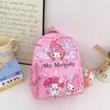 Zainetto per Bambini con Stampa Cartoon Hello Kitty Kuromi in Nylon Traspirante per l'Asilo