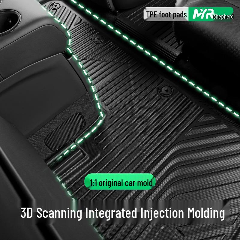 Full Coverage TPE Car Floor Mats for Volkswagen Sagitar, Lavida, Bora, Magotan, ID, Passat, Tayron, Tiguan L