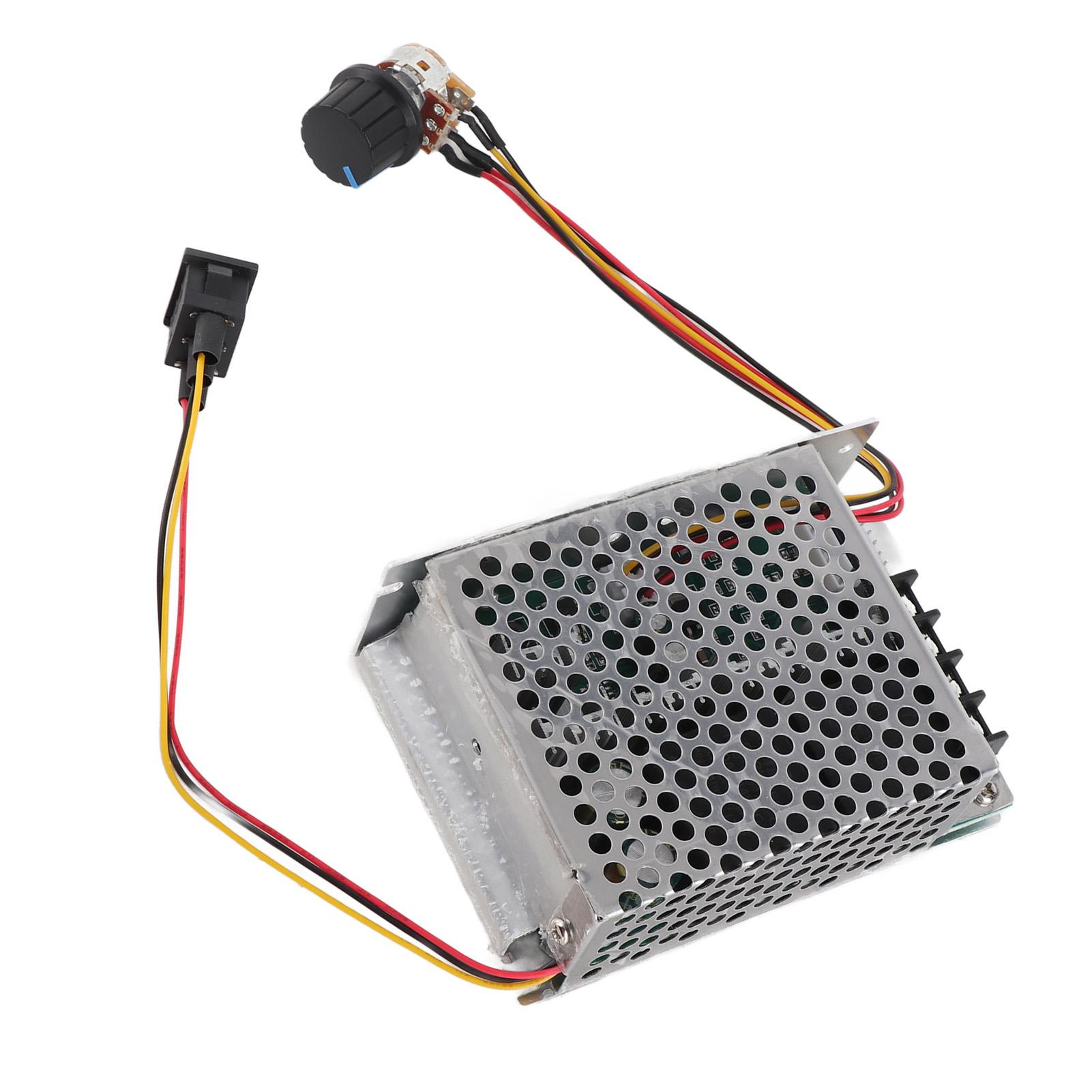 Controlador de Velocidad para Motor DC de 2000W 40A Aleación de Aluminio Interruptor Regulador de Velocidad para Motor DC con Escobillas Adelante y Atrás DC 10 a
