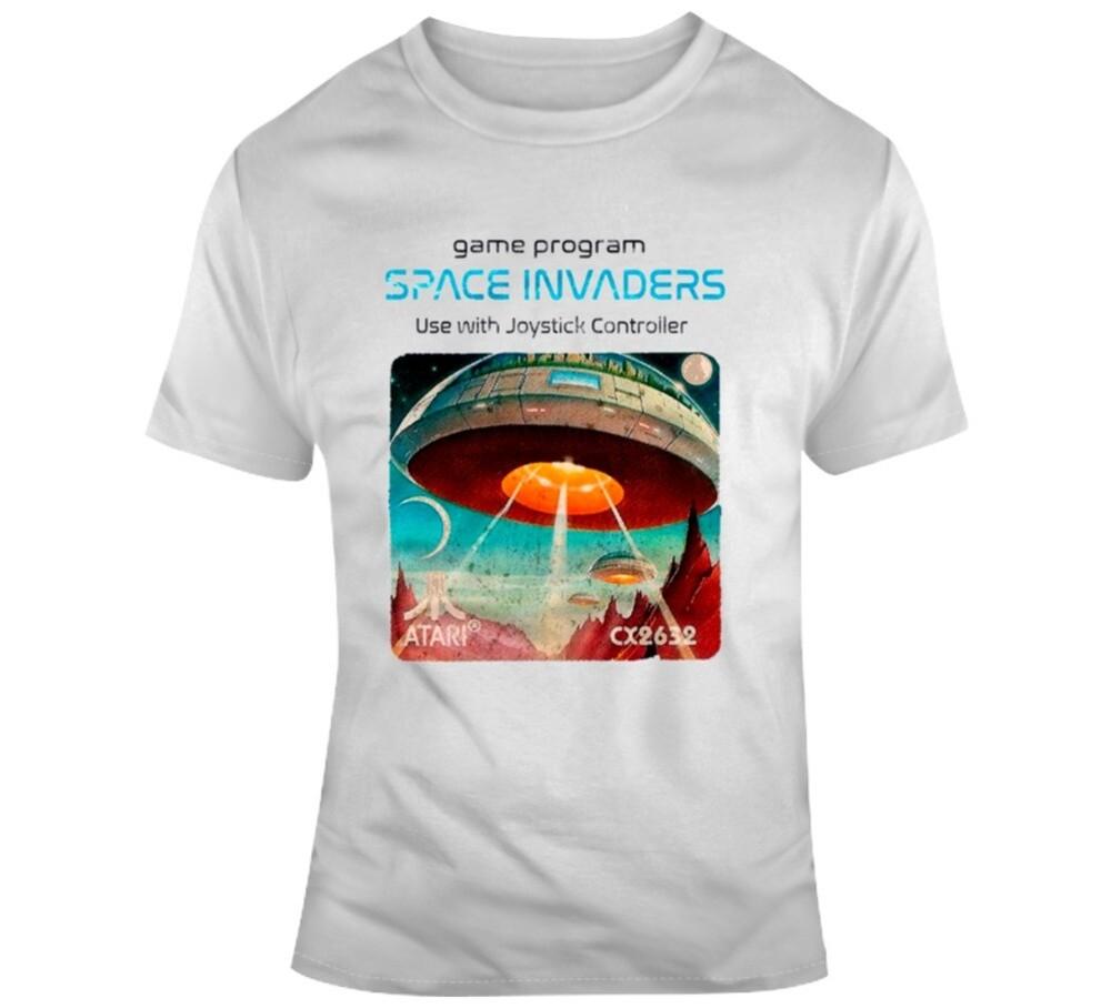 Space Invaders Atari C64 Commodore Retro Vintage Video Game Fan T Shirt Unisex T-Shirt L