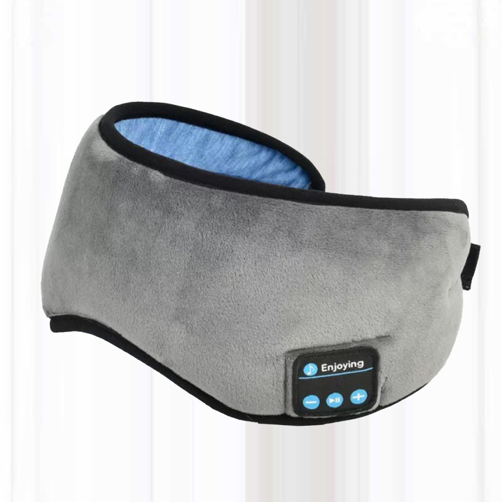 

Smart Eye Mask Wireless Bluetooth 5.0 Music Communication Light Shading for Sleep Grey серый