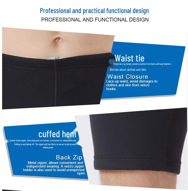 2 mm verdickte Neopren-Shorts für Tauchen und Rafting