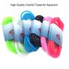 1 buc 305cm Calitate înaltă Colorat 4mm Acvariu Pompă de oxigen Pompă de apă Furtun Piatră cu bule de aer Acvariu Acvariu Iaz Tub pompă