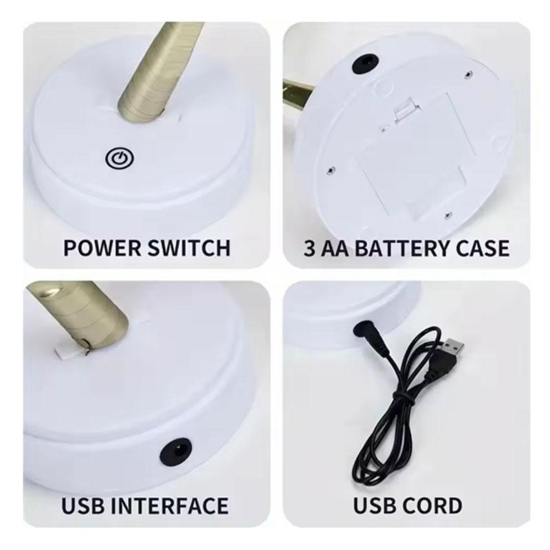 Touch Switch LED Tabletop Tree Light USB/ Battery Operated Warm White Artificial Bonsai Desktop Tree LED Lamp Decoration Light