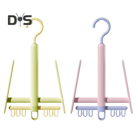 Shoes Drying Rack with 360-Degree Rotating Hook Strong Load-Bearing Windproof Insoles Clip Clothing Rack Hanger