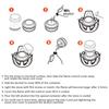 Portable Alcohol Stove Outdoor Picnic Stove Camping Cookware Brass Spirit Burner with Aluminium Stand Camping Survival Supplies