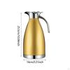 Stainless Steel Coffee Carafe Water Dispenser Insulated Bottle for Lemonade Milk