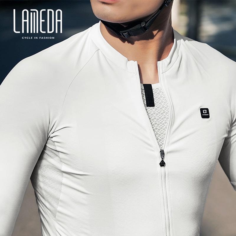 Cycling Jersey Long Sleeve Top Only LAMEDA New Spring and Summer Cycling Clothes Long Sleeve Jacket Men Spring and Summer Mountain