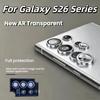 For Galaxy S26 S26Plus S26Ultra AR Anti-Fog Original Color Rear Camera Tempered Glass Protective Film Silvery Black