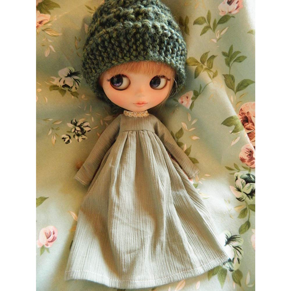rakulifey Blythe Costume Outfit Blythe Doll Clothes 4 Colors Gift (Green)